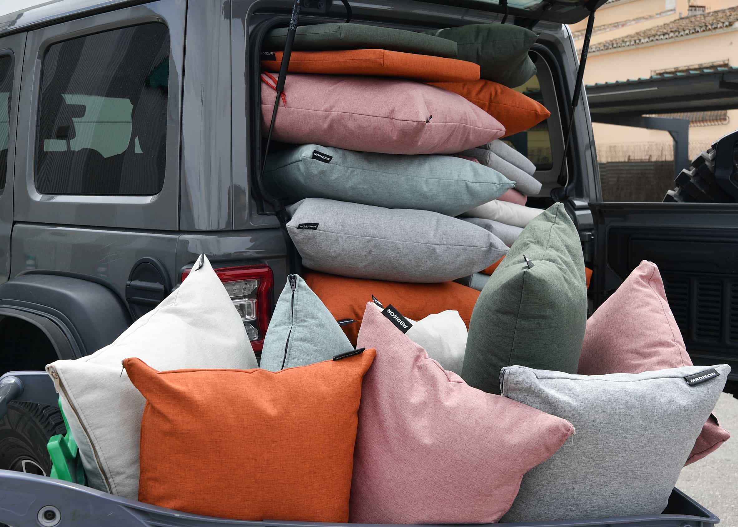 Palletkussens - Palletbankje