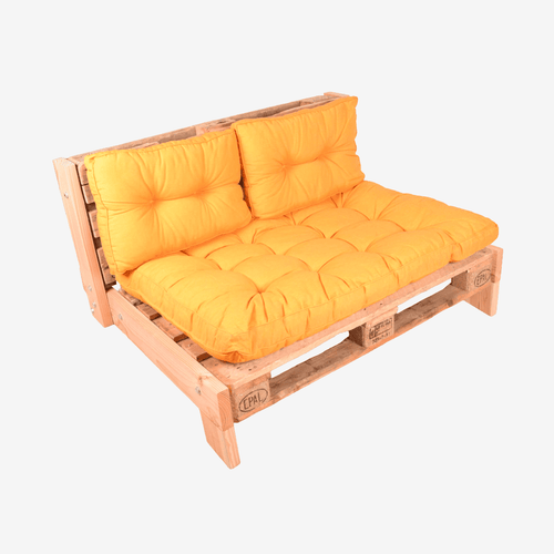 Palletbank - Complete set inclusief palletkussens - Palletbank - Palletbankje