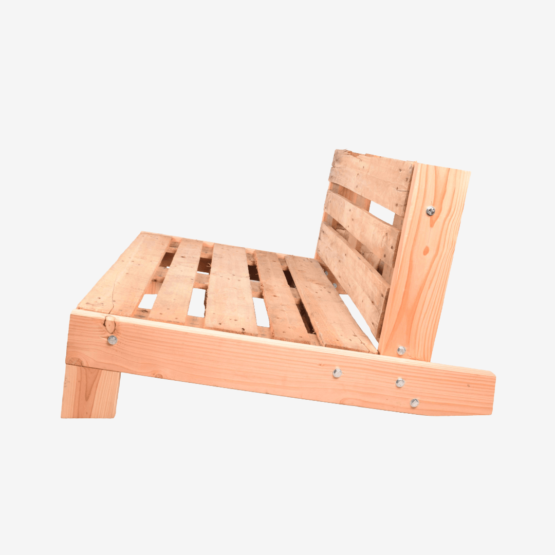 Palletbank - Frame & 2 pallets - Palletbank - Palletbankje