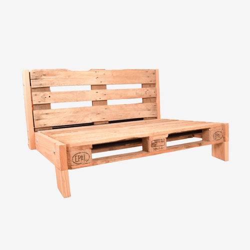 Palletbank - Frame & 2 pallets - Palletbank - Palletbankje